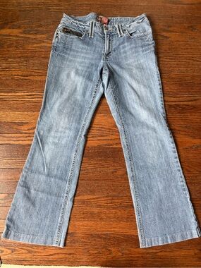 Low-rise flare SB denim jeans